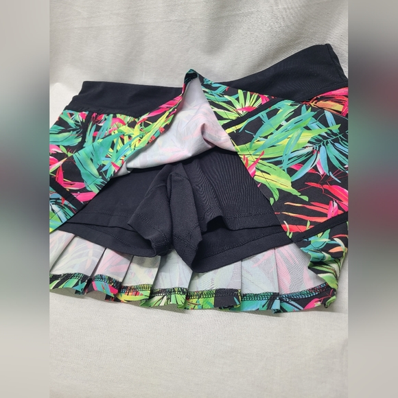 Fabletics Lorraine Run Skirt Tropical Print Size Large - Picture 5 of 9